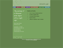 Tablet Screenshot of edsonlaw.com